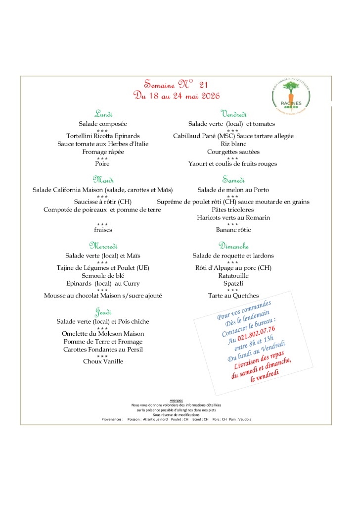 thumbnail of Menus Racines du 18 au 22 mai 2026